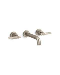 WALL-MOUNT SINK FAUCET, LEVER HANDLES