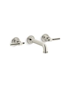 WALL-MOUNT SINK FAUCET, LEVER HANDLES