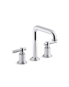 DECK-MOUNT BATH FAUCET, LEVER HANDLES