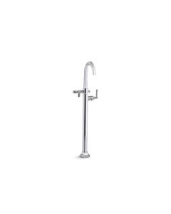 FREESTANDING BATH FAUCET, LESS HANDSHOWER