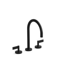 SINK FAUCET, GOOSENECK SPOUT, LEVER HANDLES