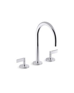 SINK FAUCET, GOOSENECK SPOUT, LEVER HANDLES