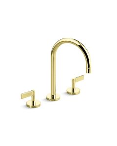 SINK FAUCET, GOOSENECK SPOUT, LEVER HANDLES