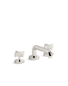 SINK FAUCET, LOW SPOUT, CROSS HANDLES