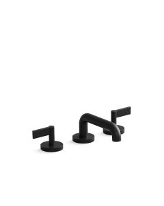 SINK FAUCET, LOW SPOUT, LEVER HANDLES