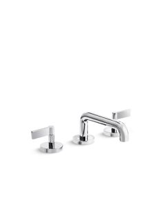 SINK FAUCET, LOW SPOUT, LEVER HANDLES
