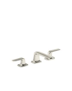 SINK FAUCET, LOW SPOUT, LEVER HANDLES
