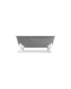FREESTANDING CLAW FOOT BATHTUB WITH PRIMED EXTERIOR